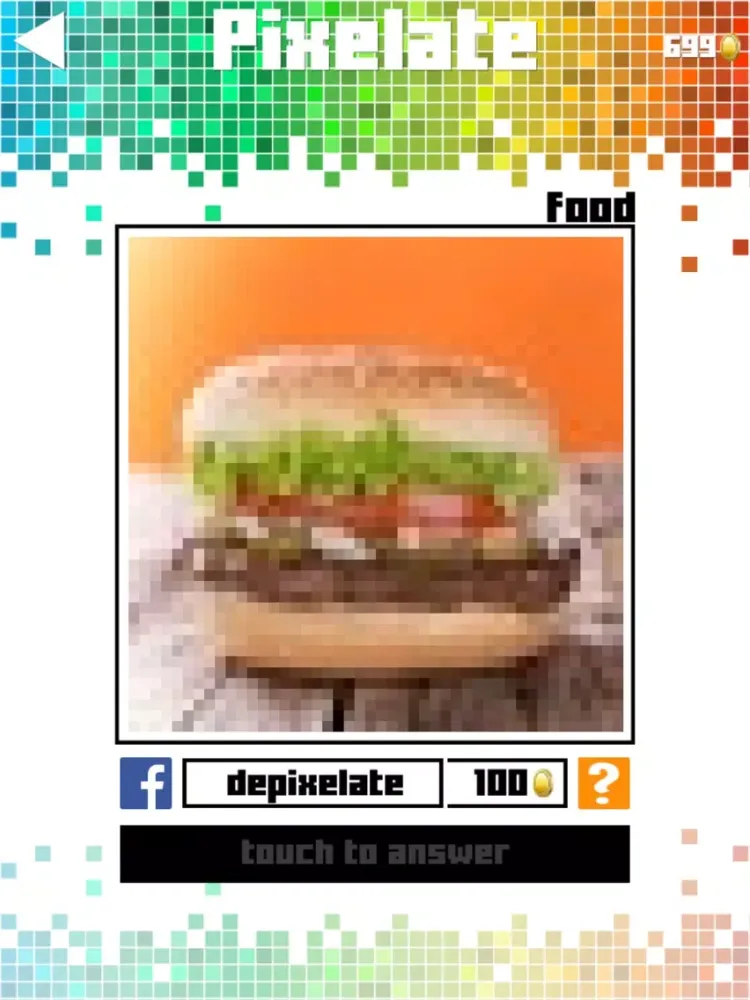 Tangkapan layar Pixelate Quiz iPad 
