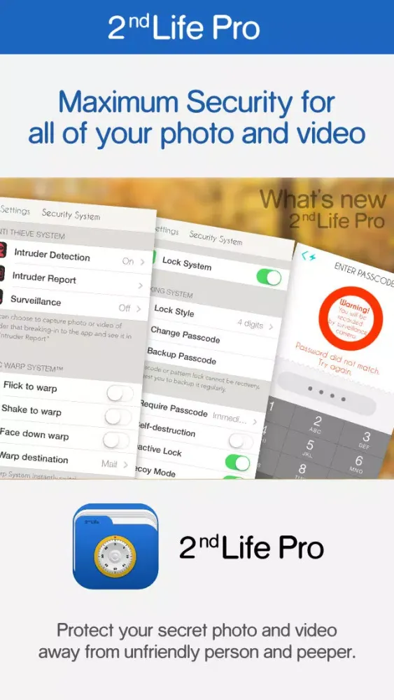Secret Folder Manager FREE by 2ndLife Screenshots