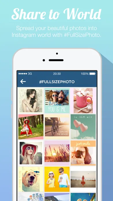 Full Size Photo FREE - Post Entire Photos Picture and Image on Instagram without Square Cropping应用截图