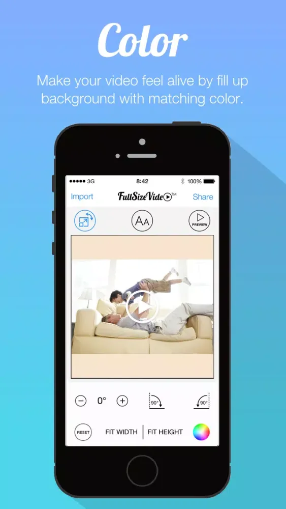 Full Size Video FREE - Post Entire Video Portrait Landscape or Slomo Videos Clip without Square Cropping for Instagram Edition Ekran Görüntüleri