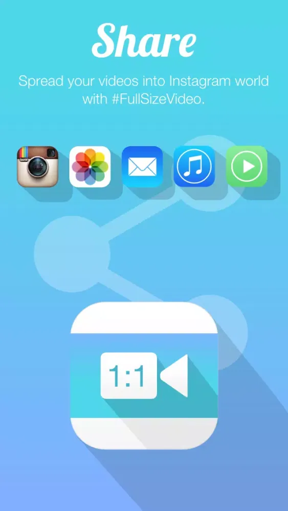 Full Size Video FREE - Post Entire Video Portrait Landscape or Slomo Videos Clip without Square Cropping for Instagram Edition Ekran Görüntüleri