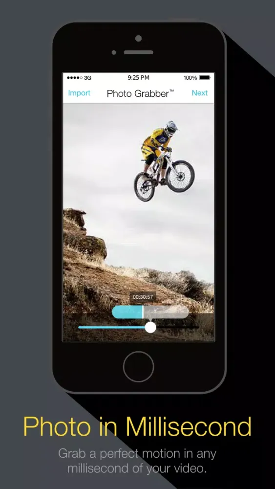 تصاویر Photo Grabber Free - Grab Perfect Photo Picture Image and Fotos from Video Clip or Movie Film and Square Fit Scale Rotate Fill Background Colors and Add Text or Caption on Photo for Instagram