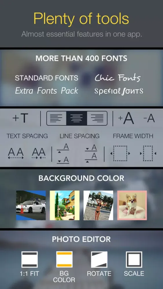 تصاویر Photo Grabber Free - Grab Perfect Photo Picture Image and Fotos from Video Clip or Movie Film and Square Fit Scale Rotate Fill Background Colors and Add Text or Caption on Photo for Instagram
