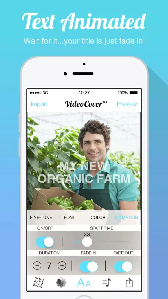 Video Cover - Create Title on Video for Instagram Screenshots