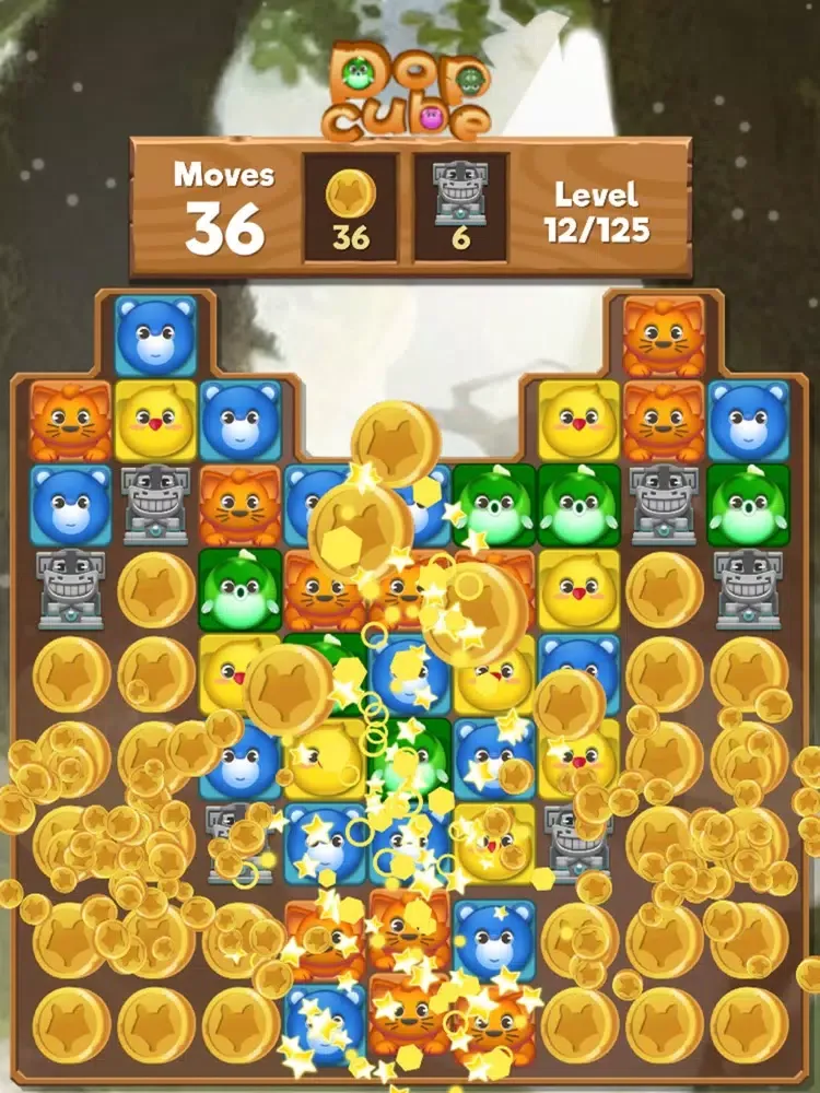 Pop Cube - Animal Tap Tap Game iPad  Screenshots