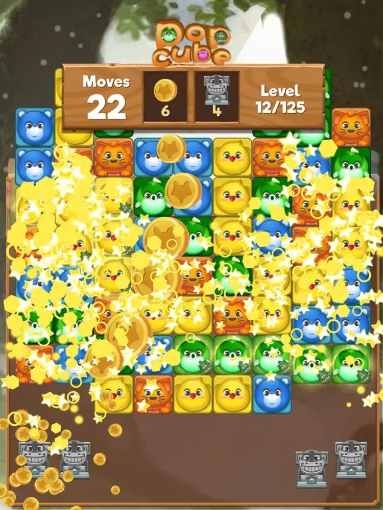 Pop Cube - Animal Tap Tap Game iPad  Screenshots