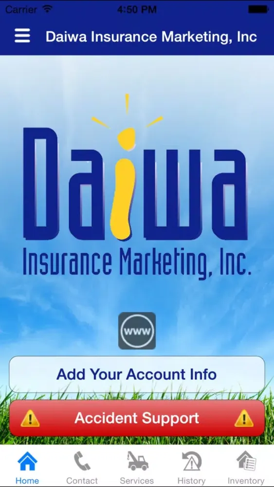 Tangkapan layar Daiwa Insurance Marketing