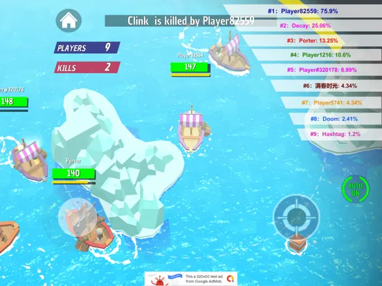 Pirate Royale:Raft Battleship iPad  スクリーンショット