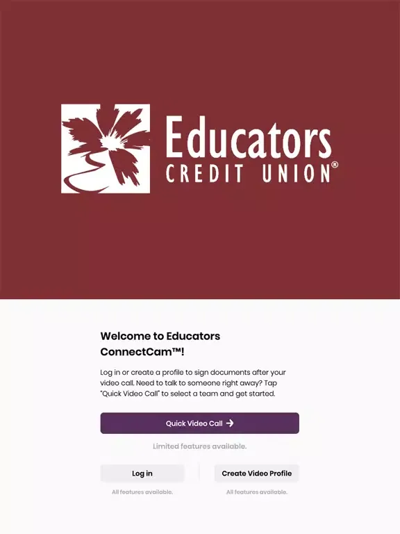 Educators ConnectCam iPad  Screenshots
