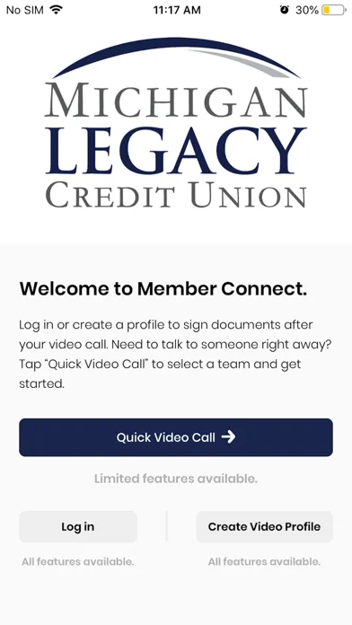 Ảnh chụp màn hình của Michigan Legacy Member Connect