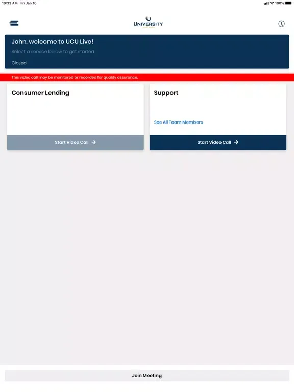 UCU Live! iPad  Screenshots