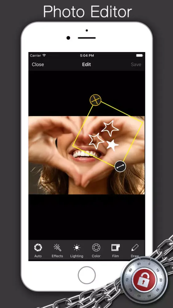 Captures d'écran de Lock Photo + GIF HD