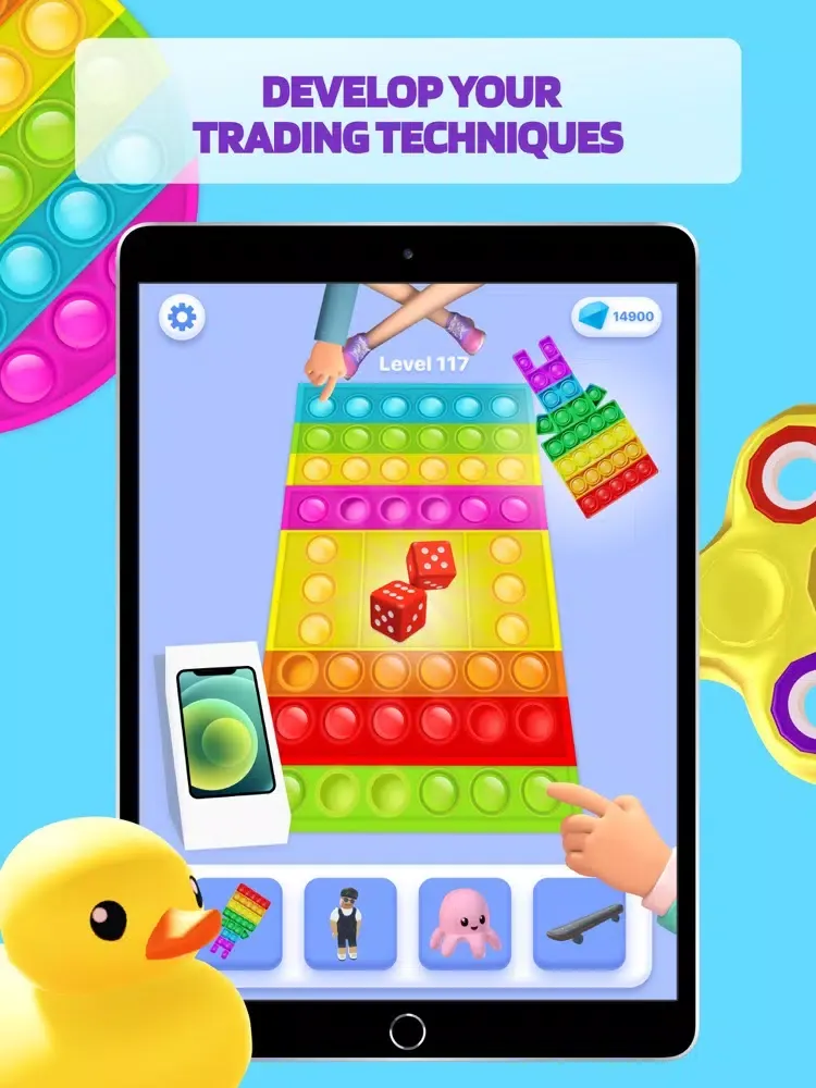 Pop It Fidget Trading Toys 3D iPad 應用截圖