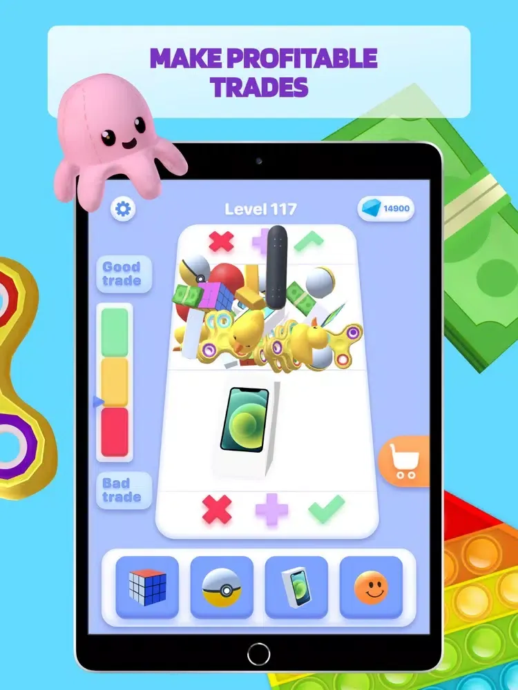 Pop It Fidget Trading Toys 3D iPad 應用截圖