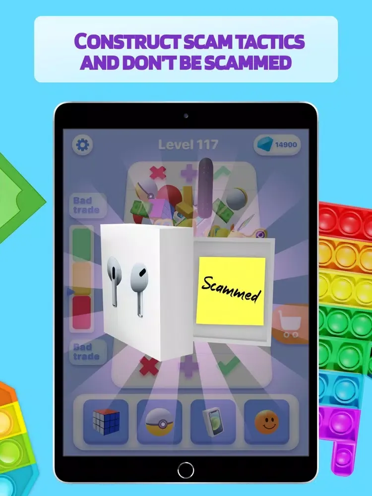 Pop It Fidget Trading Toys 3D iPad 應用截圖