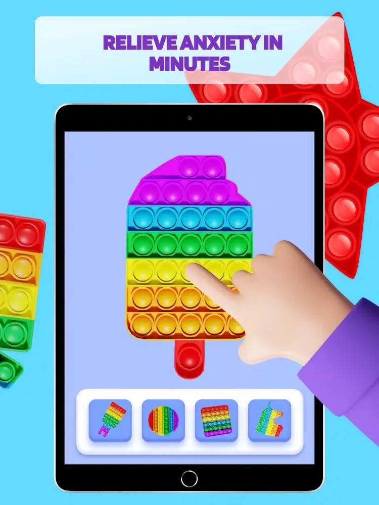 Pop It Fidget Trading Toys 3D iPad 應用截圖