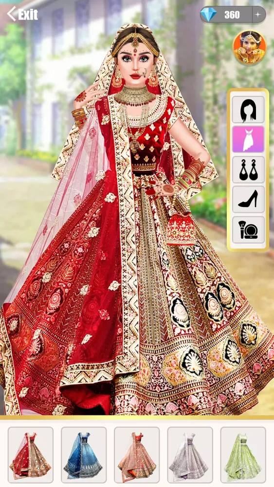 Indian Wedding Dress up Games スクリーンショット