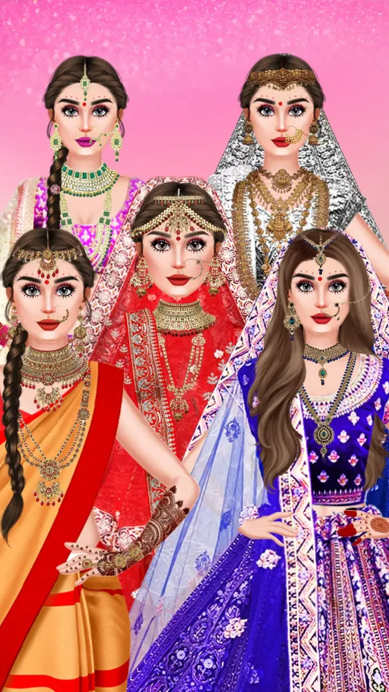 Indian Wedding Dress up Games スクリーンショット