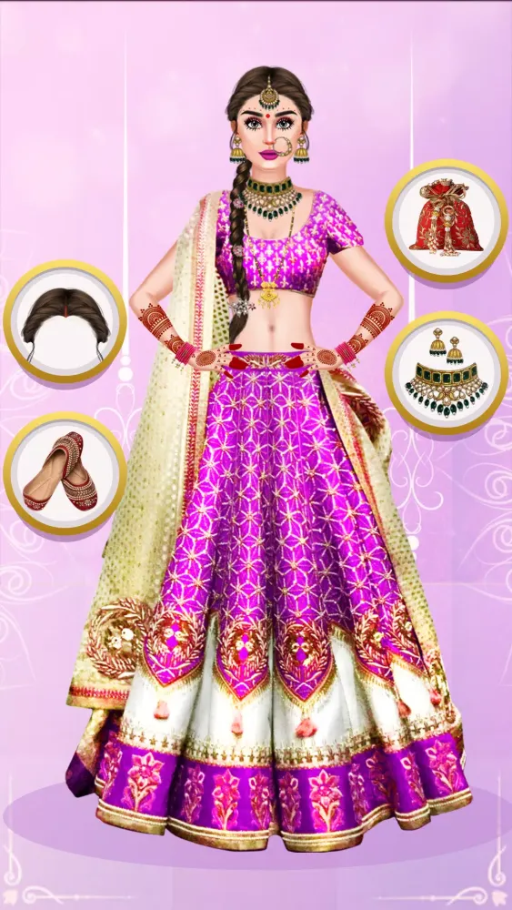 Indian Wedding Dress up Games スクリーンショット