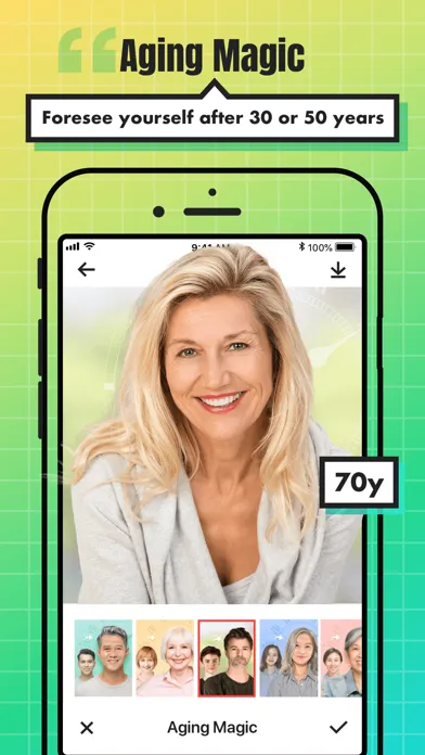Popjoint - Face Editor, Aging سکرین شاٹس