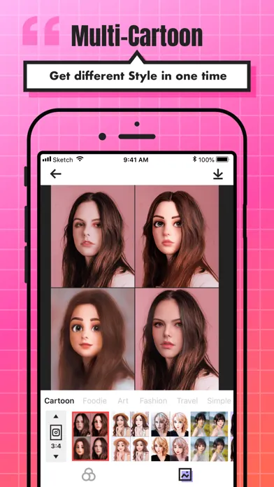 Popjoint - Face Editor, Aging سکرین شاٹس