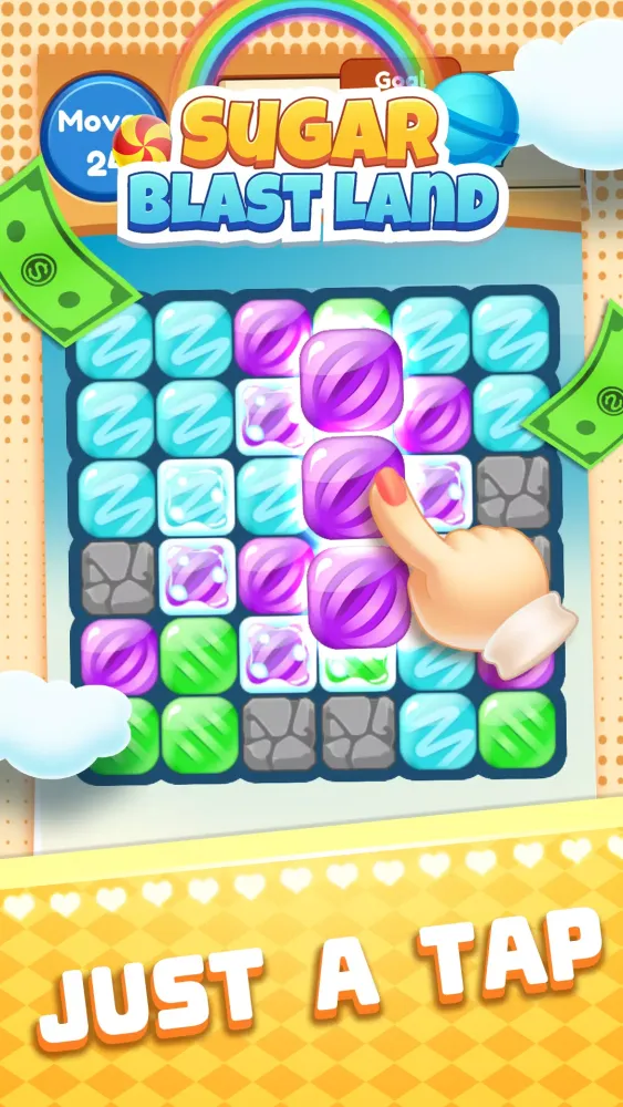 Tangkapan skrin Sugar Blast Land