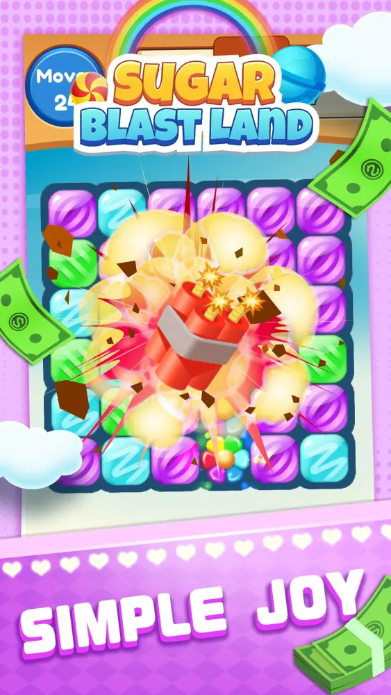 Tangkapan skrin Sugar Blast Land