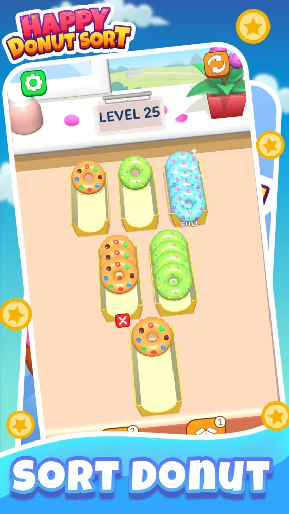 Happy Donut Sort应用截图