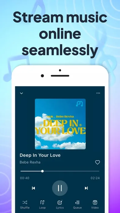 Capturas de tela do POPMusic: MP3 Player, Offline