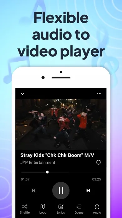 Capturas de tela do POPMusic: MP3 Player, Offline