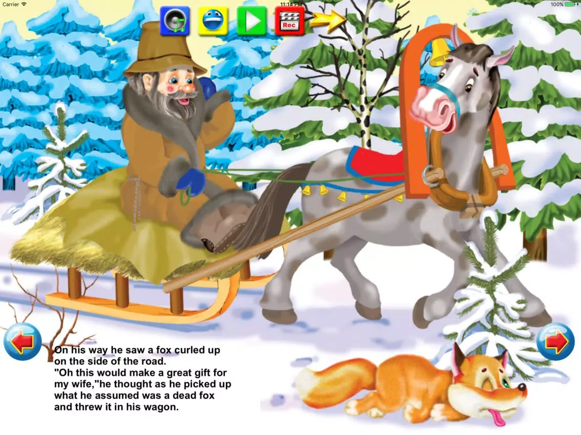 Tangkapan layar Foxy and Wolf iPad 