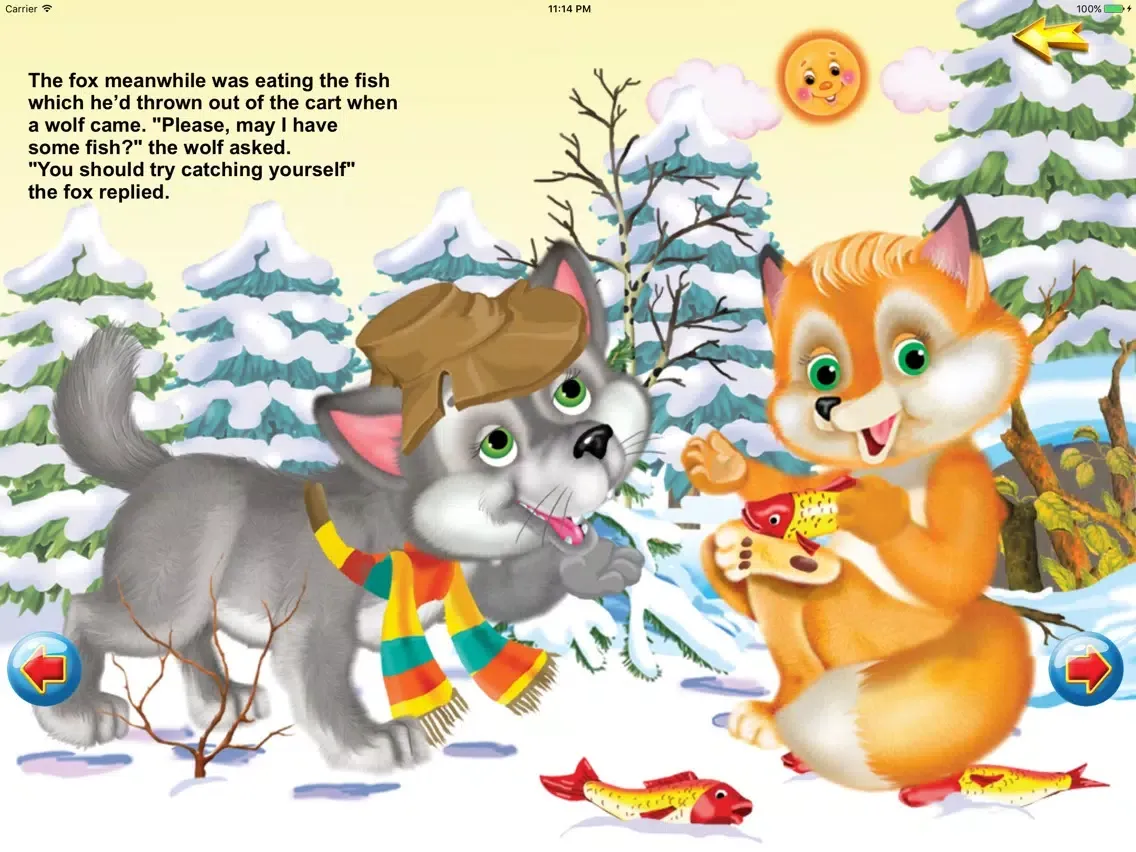 Tangkapan layar Foxy and Wolf iPad 