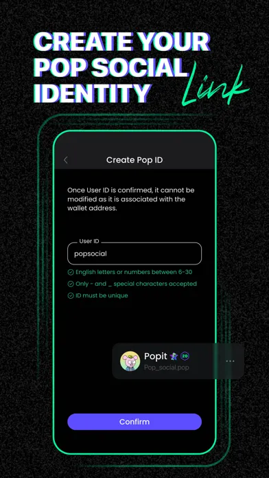 Pop Social: Web3 Create & Earn应用截图