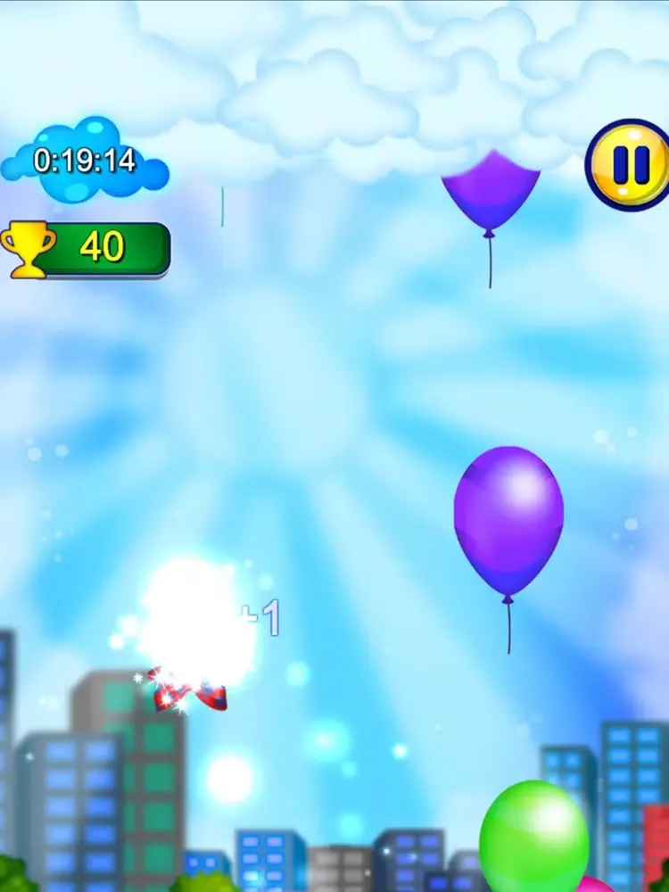 Capturas de pantalla de Balloon Sky Popping Game iPad 
