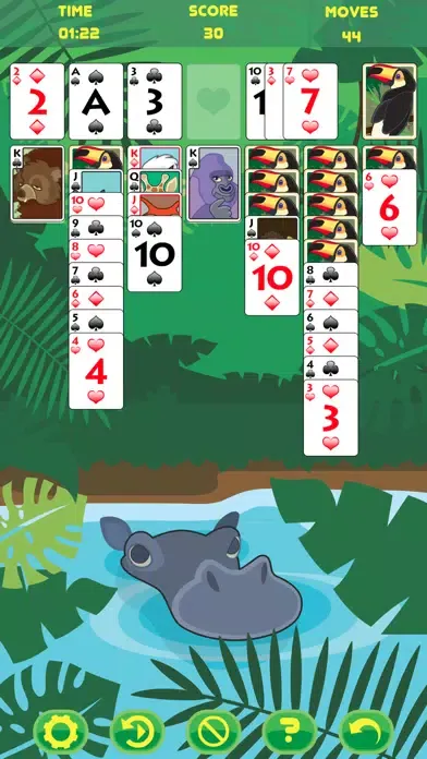 Capturas de tela do Wild Solitaire - Klondike