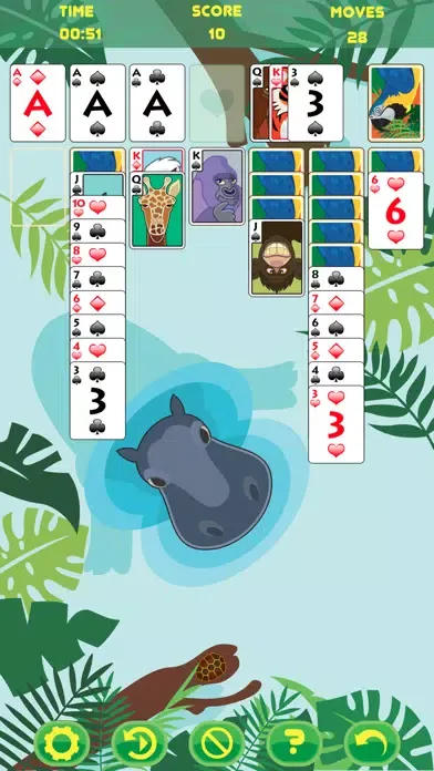 Capturas de tela do Wild Solitaire - Klondike