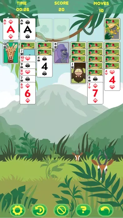 Capturas de tela do Wild Solitaire - Klondike