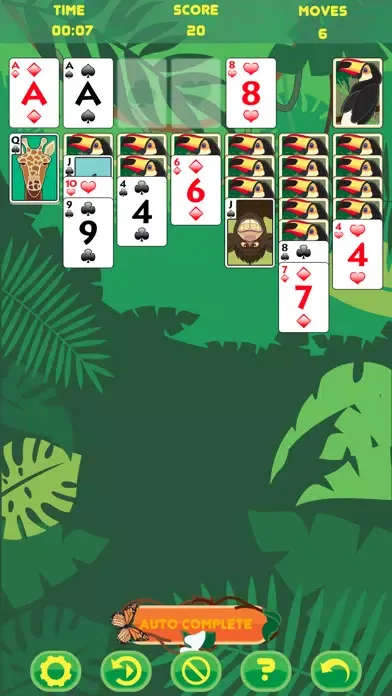 Capturas de tela do Wild Solitaire - Klondike