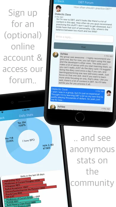 DBT Mindfulness Tools Screenshots
