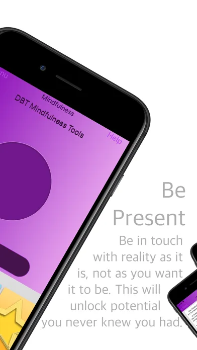 DBT Mindfulness Tools Screenshots