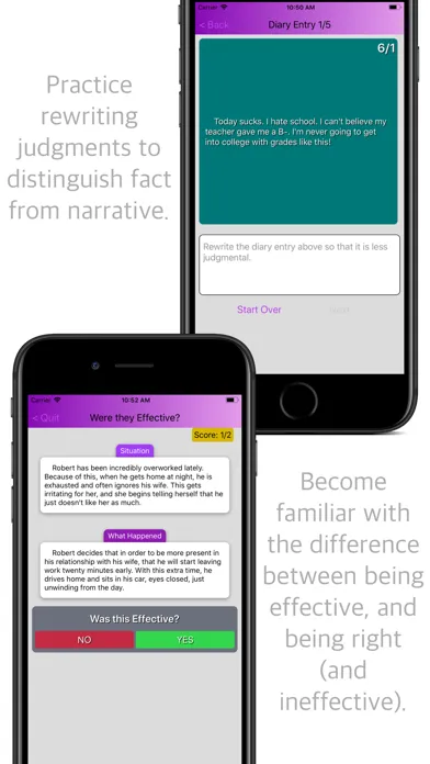 DBT Mindfulness Tools Screenshots