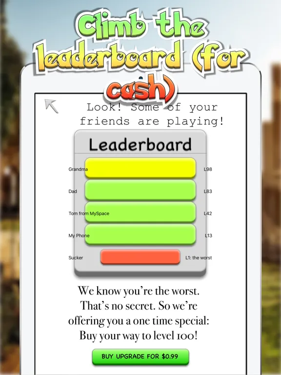 The Scam iPad  Screenshots