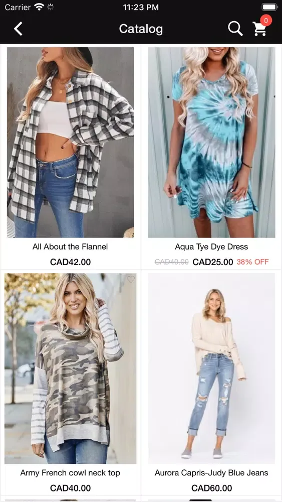 Capturas de tela do Poppy and Petals Boutique