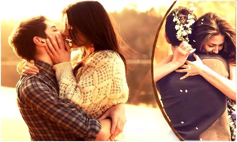 Lovely Hug Photo Frames Screenshots