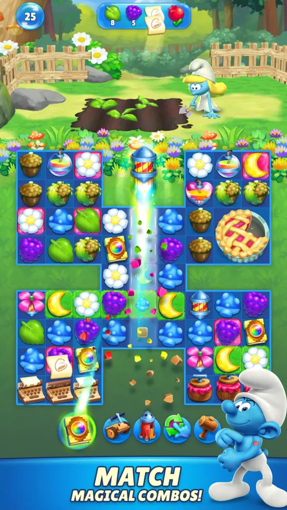 Smurfs Magic Match স্ক্রিনশট