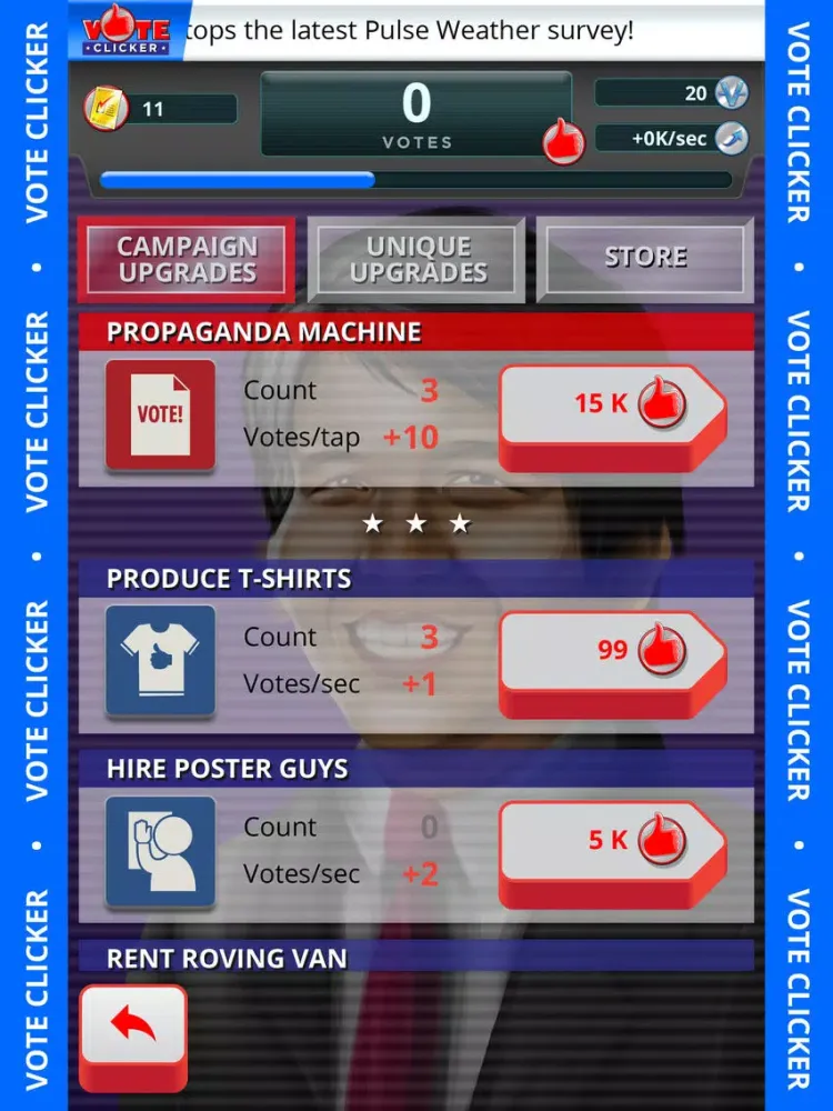 Vote Clicker: Halalan 2016 VP Edition iPad  Ekran Görüntüleri