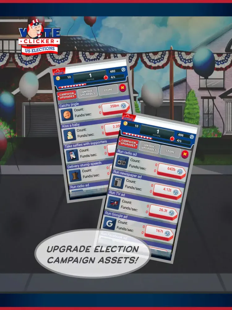 تصاویر Vote Clicker: America's Next President iPad 