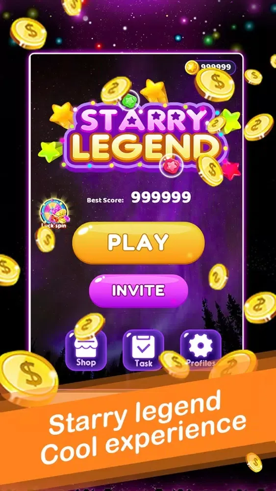 Capturas de tela do Starry Legend