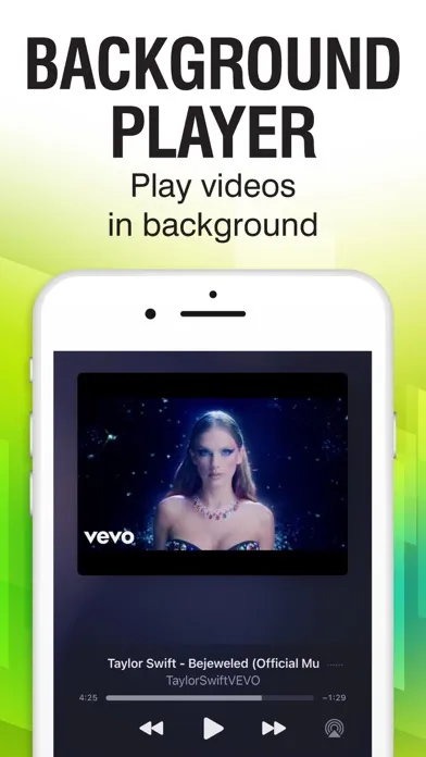 Capturas de tela do POPTube: Music & Video No Ads