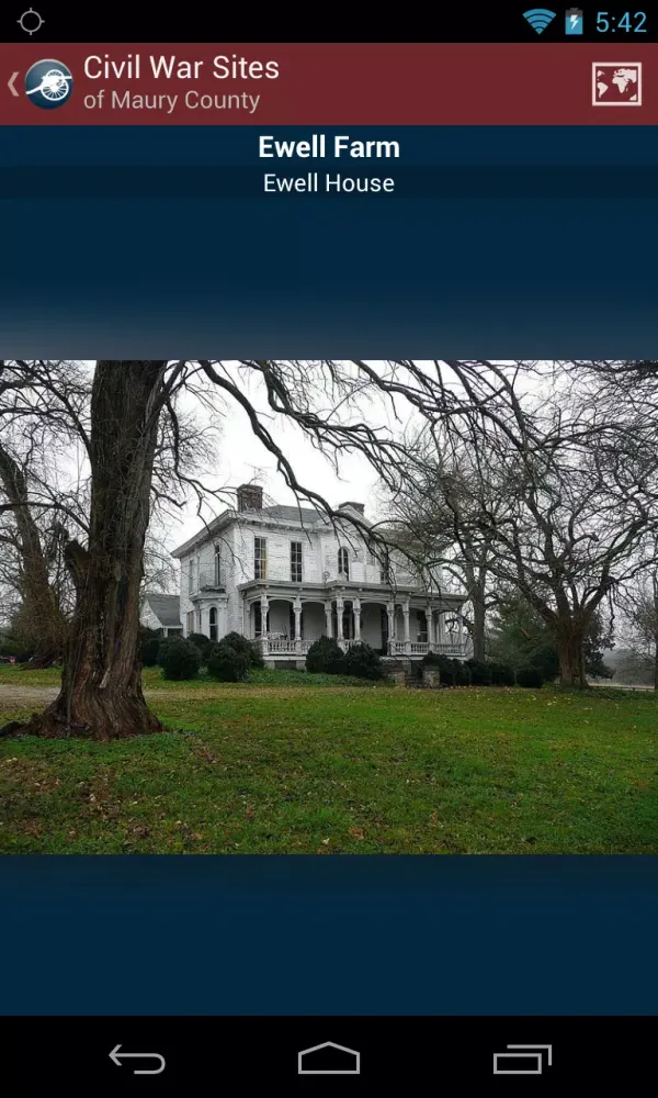 Capturas de pantalla de Civil War Sites of Maury Co.